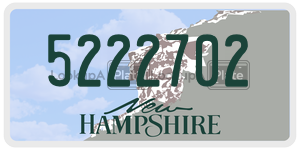 5222702  license plate in NH