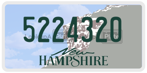 5224320  license plate in NH