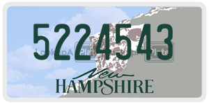 5224543  license plate in NH