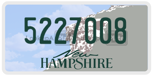5227008  license plate in NH