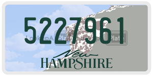 5227961  license plate in NH