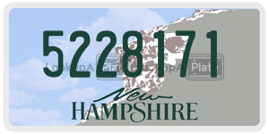 5228171  license plate in NH