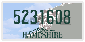 5231608  license plate in NH
