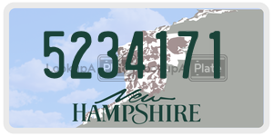5234171  license plate in NH