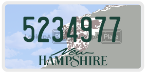 5234977  license plate in NH