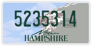5235314  license plate in NH