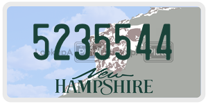 5235544  license plate in NH