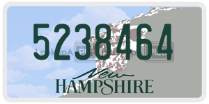 5238464  license plate in NH