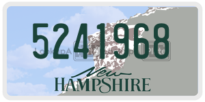 5241968  license plate in NH