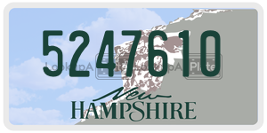 5247610  license plate in NH