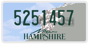 5251457  license plate in NH