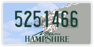 5251466  license plate in NH