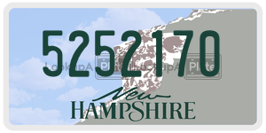 5252170  license plate in NH