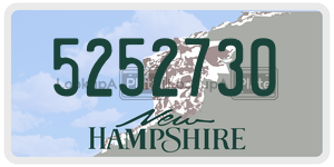5252730  license plate in NH