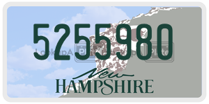 5255980  license plate in NH