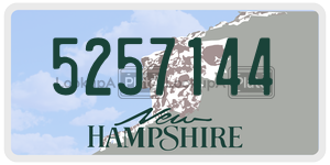 5257144  license plate in NH