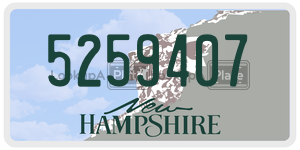 5259407  license plate in NH