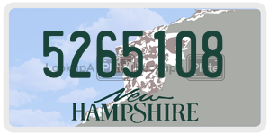 5265108  license plate in NH