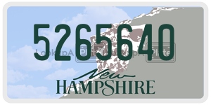 5265640  license plate in NH