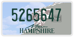 5265647 license plate in New Hampshire