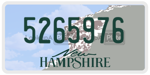 5265976  license plate in NH