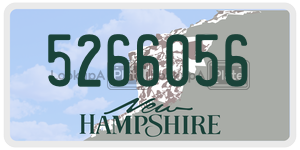 5266056  license plate in NH