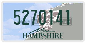 5270141  license plate in NH