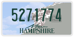 5271774  license plate in NH