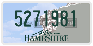 5271981  license plate in NH