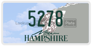 5278 license plate in New Hampshire