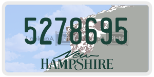 5278695 license plate in New Hampshire