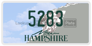 5283  license plate in NH