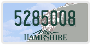 5285008  license plate in NH