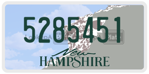 5285451  license plate in NH