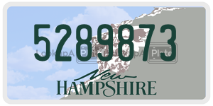 5289873  license plate in NH