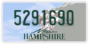 5291690  license plate in NH