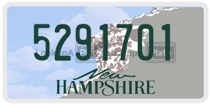 5291701  license plate in NH