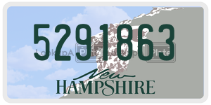5291863  license plate in NH
