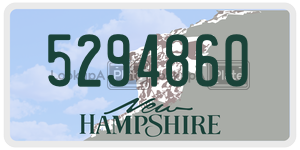 5294860  license plate in NH