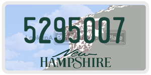 5295007  license plate in NH