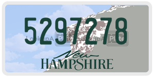 5297278  license plate in NH