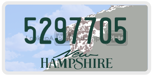 5297705  license plate in NH