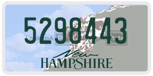 5298443  license plate in NH