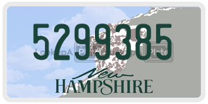 5299385  license plate in NH