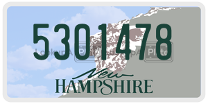 5301478  license plate in NH