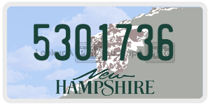 5301736  license plate in NH