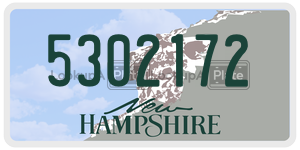 5302172  license plate in NH
