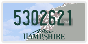 5302621  license plate in NH