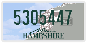5305447  license plate in NH
