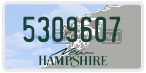 5309607  license plate in NH